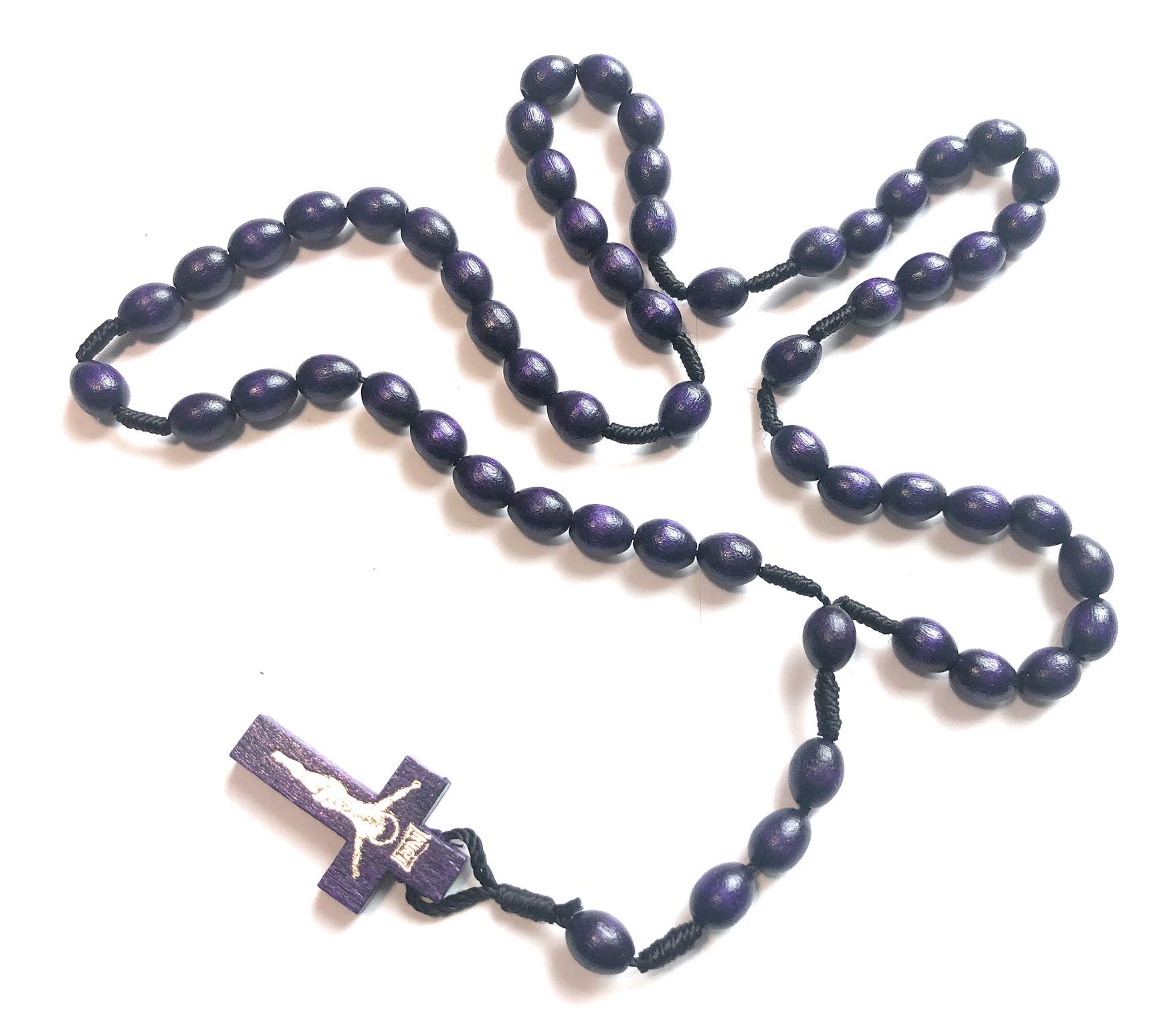 Holy Relic Rosary Touched to relics of St Dymphna St Maximilian Kolbe & St Rita patrons Mental Health Depression Anxiety Drug use AA NA Recovery Sobriety Addiction Christmas (Purple)