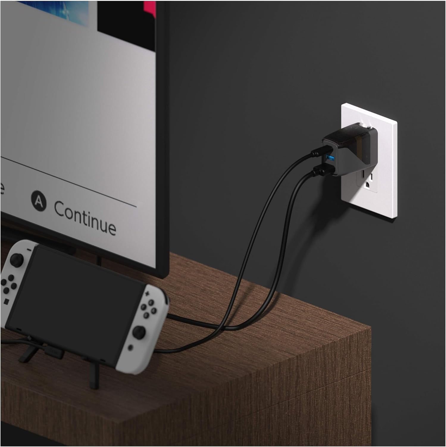 GENKI Covert Dock 2 for Handheld Gaming Consoles - 45W 4K60Hz HDMI Output Ultra Portable and Safe Dock - USB-C 3.2 PD Cable, 3 Regional Adapters incl (Gray) image 4