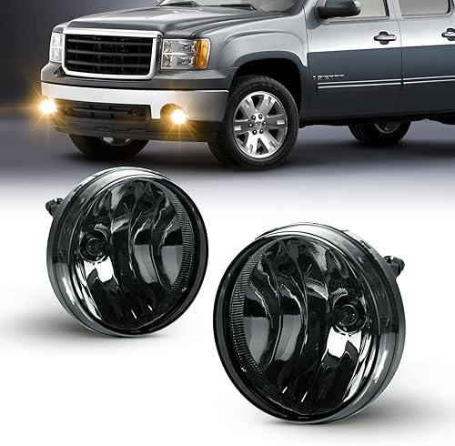 Miniatura 2 de Luces antiniebla compatibles con GMC Sierra 1500 2007-2013 2007-2014 GMC Sierra 2500 3500HD incluido interruptor y kit de cableado