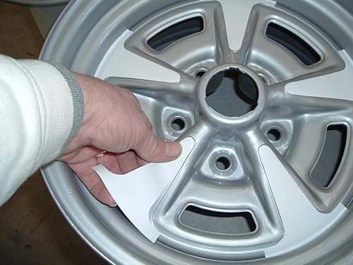 Miniatura 2 de Kit de plantillas de máscara de pintura de rueda Pontiac GTO Rally II para llanta de 14"