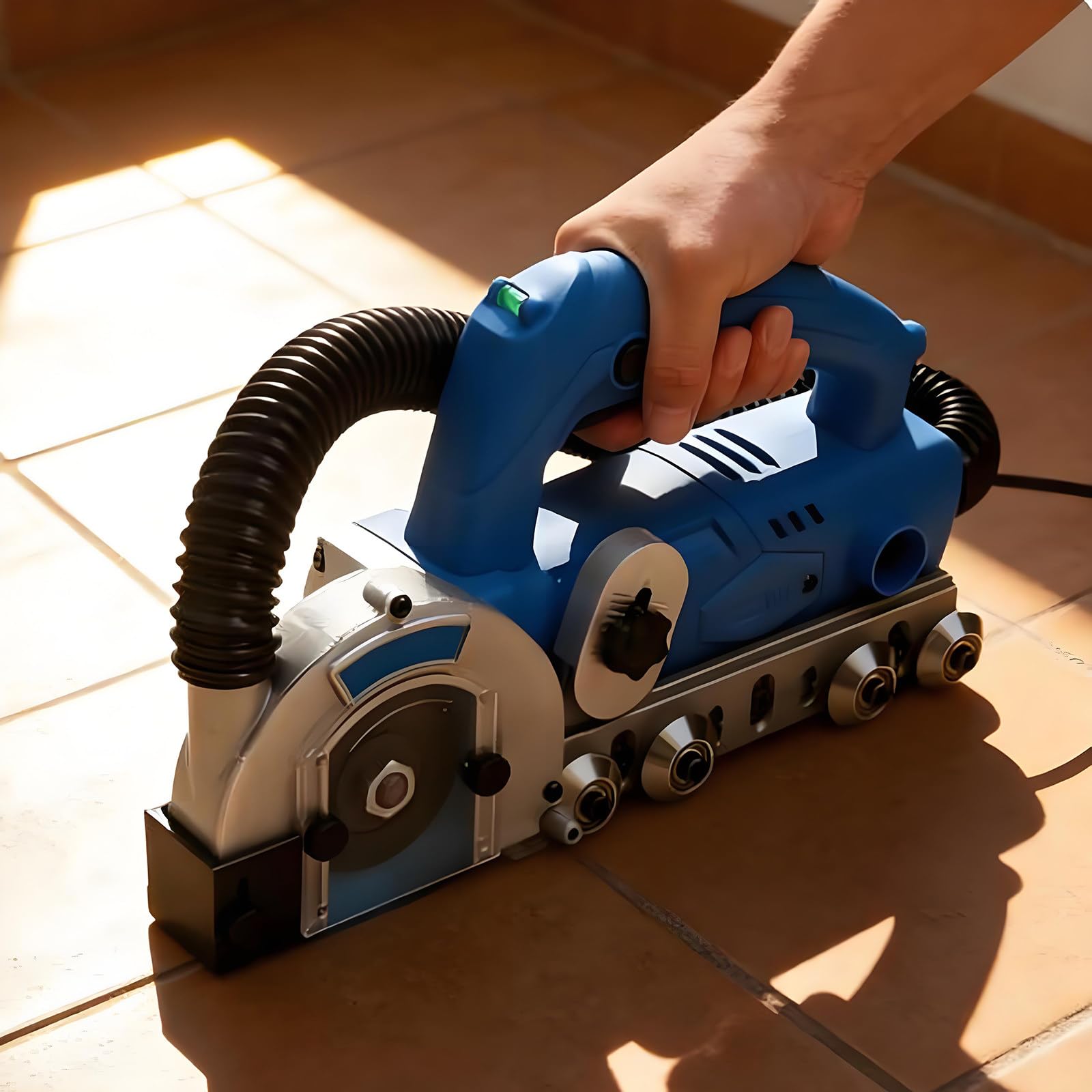 Máquina Eléctrica Profesional De 1200 W para Limpiar Juntas De Baldosas, Removedor De Lechada De Alta Resistencia para Juntas De Cerámica, Duchas Y Bañeras