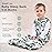 Yoofoss Baby Sleep Sack 18-24 Months Wearable Blanket for Babies 100% Organic Cotton 2-Way Zipper TOG 0.5 Toddler Sleeping Sack 3 Pack, Comfy Lightweight Sleep Sacks