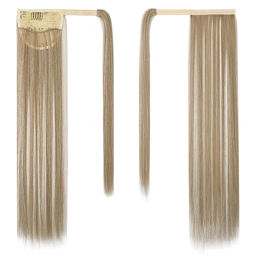 Miniatura 121 de BARSDAR Short Straight Ponytail Extension - 14 Inch Drawstring Black Ponytail Hair Extensions for Women - Synthetic Fake Pony Tails Hairpieces Clip