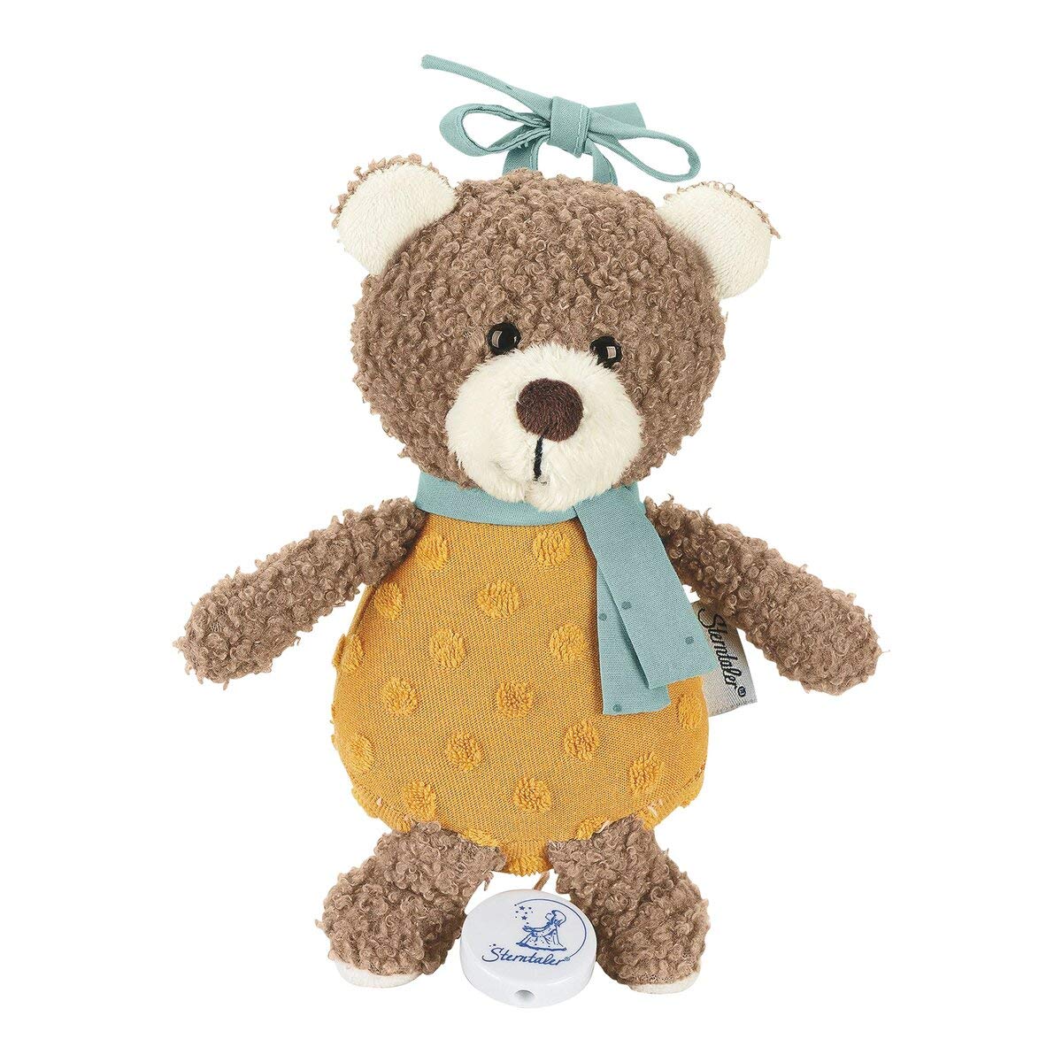 Sterntaler- Carillon, Peluche Orsetto Ben, Meccanismo Musicale sostituibile, Taglia: S, Colore Marrone, S, 6002002