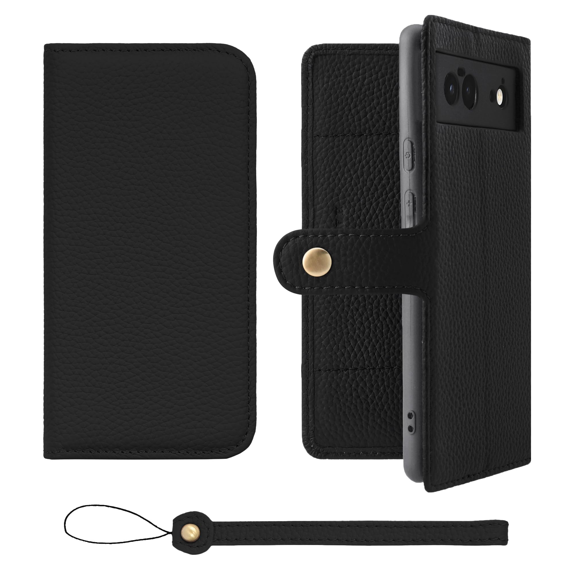 【色:ブラック_サイズ:Google Pixel6】HANATORA Googl Amazon.co.jp: HANATORA Google Pixel 6 ケース 手帳型 本革