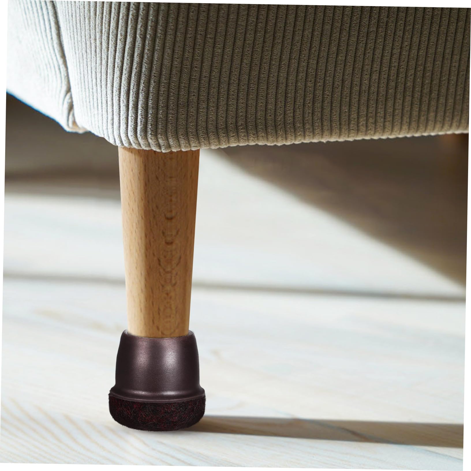 Hemobllo 48piezas De Patas De Silla Redondos Fieltro Antideslizante y para Muebles Capsulas De Protección De Suelo Adecuados para Patas
