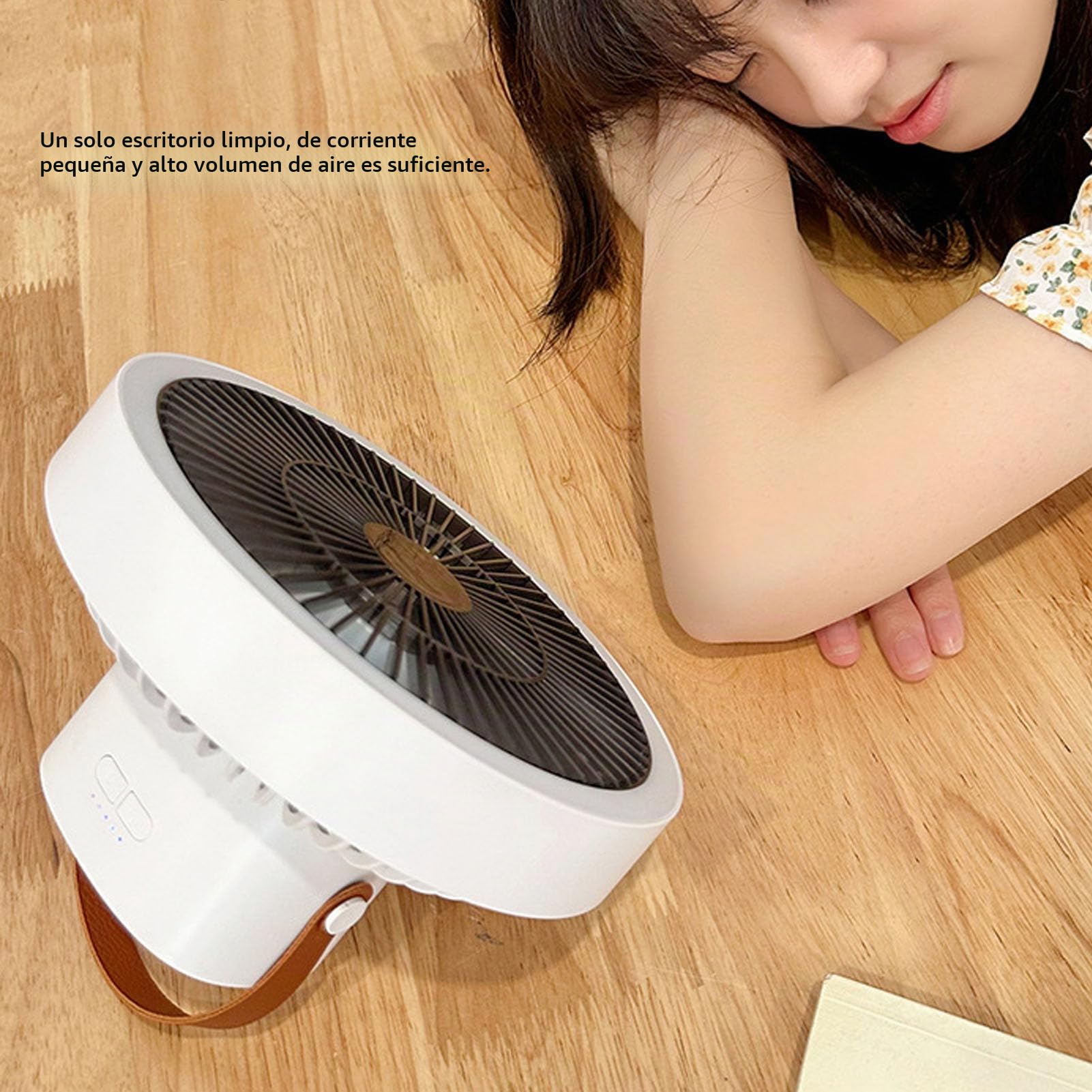 Ventilador Pequeño De Pared Con Control Remoto Luz Nocturna Y 3 Velocidades Oscilante Para Dormitorio Oficina En Casa Garaje O Taller Diseño Compacto Y Fácil Instalación