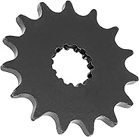 Vista 6 de Caltric Kit de cadena de transmisión y piñón negro compatible con Kawasaki Versys 1000 Klz1000 2015-2018