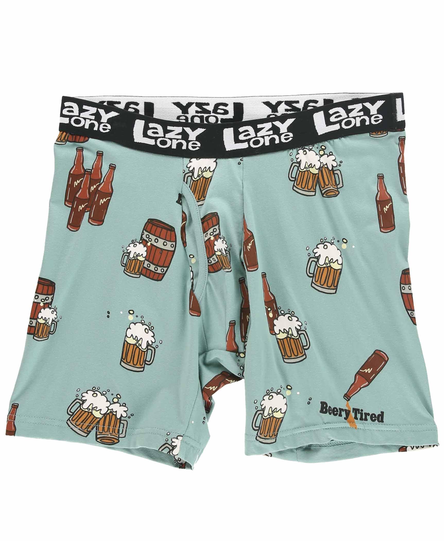 Lazy One Funny Boxer Briefs for Men Underwear for Men Gag Gifts For Men