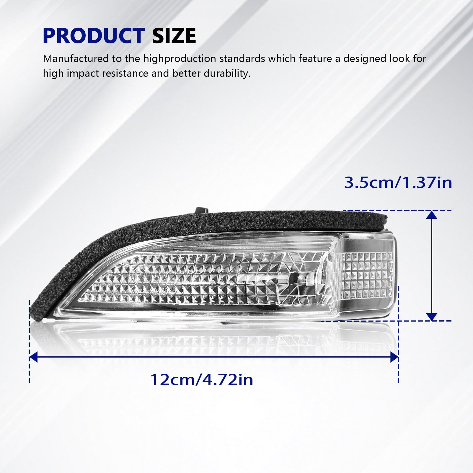 1 pezzo Freccia Sinistro luce Specchietto Laterale Indicatore di Direzione per YARIS (XP13) 2011-2020 (Lato Conducente) 817410D020 817400D020