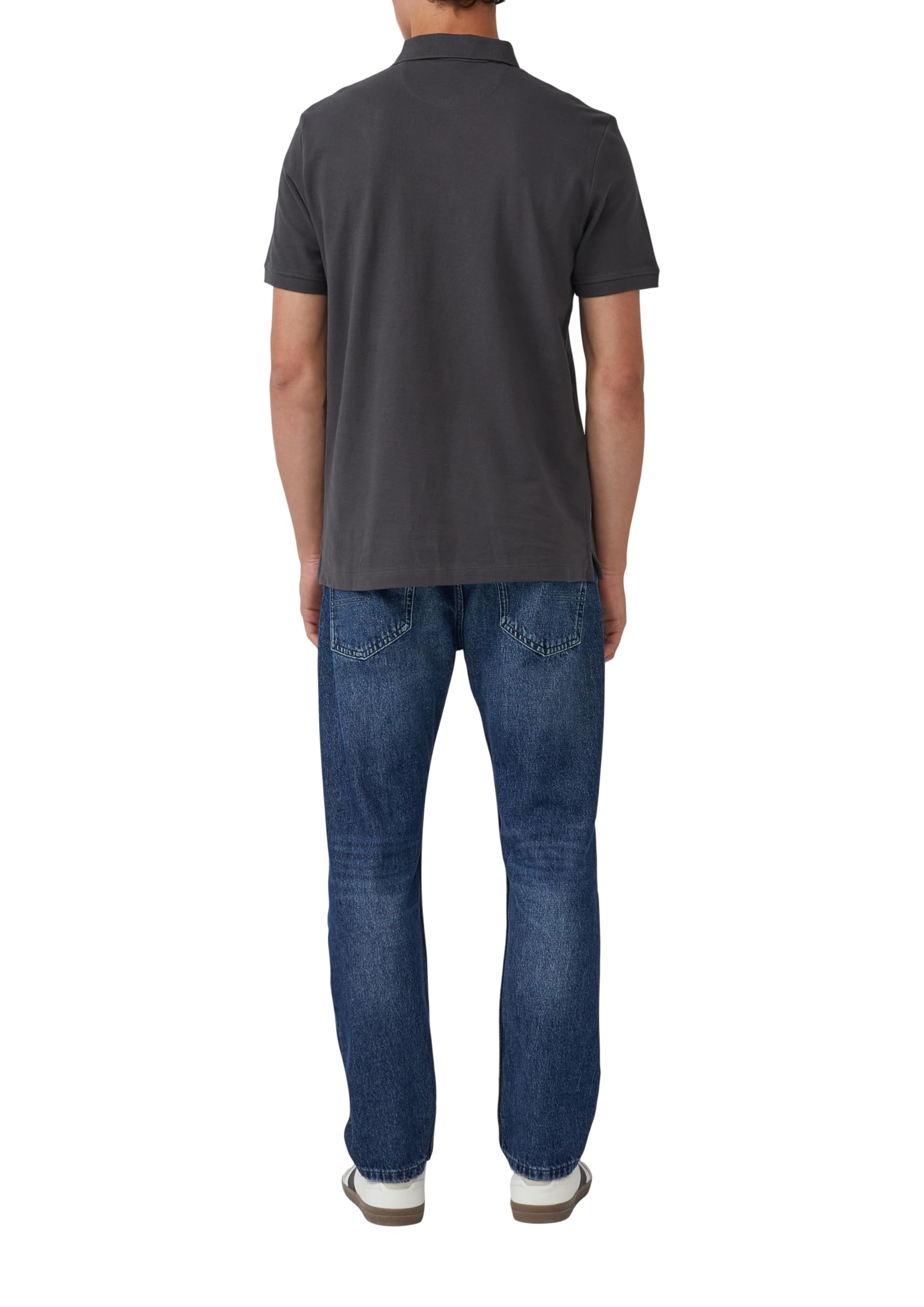 s.Oliver Herren Poloshirt aus Piqué mit Logo im Doppelpack Polohemd