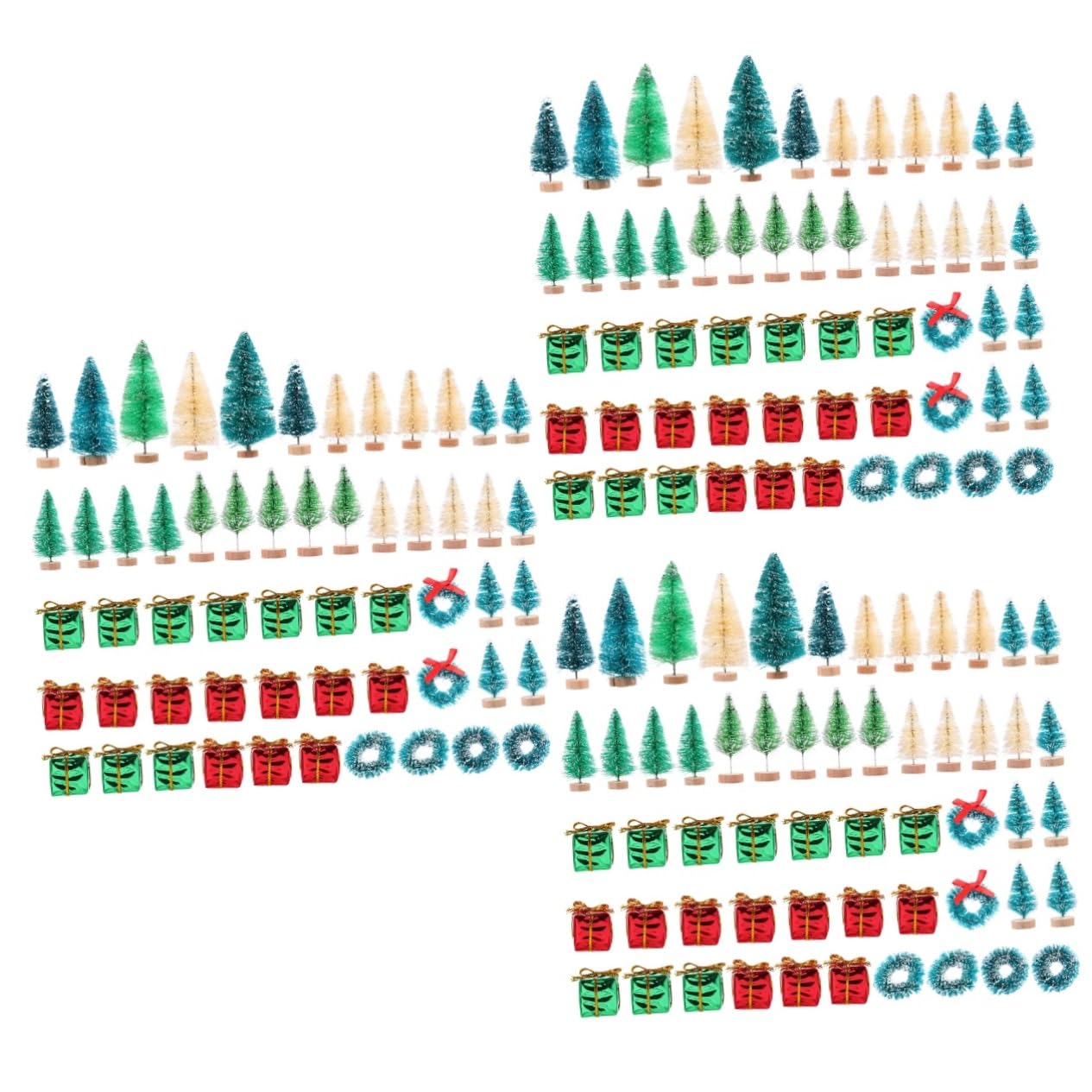 Guirlande de Noël artificielle VILLCASE anti-épines avec accessoires pour un sapin toujours parfait
