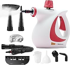 Belaco Handheld Steam Cleaner – High Pressure Multi-Purpose Steam Cleaner 1050W with 9 Accessories | Portable Chemical Free Steamer for Home, Kitchen, Bathroom, Tiles, Grout, Upholstery & Cars BSC389A