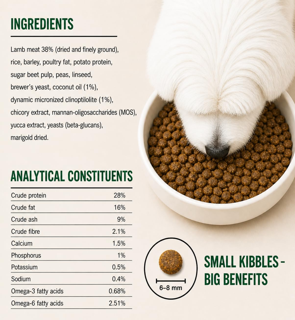 Nature's Protection Superior Care Pienso Sensible, Cordero 10 kg | Para piel y estómago sensibles, Suave para la digestión, Hipoalergénico, Sin cereales, Perros adultos, todas las razas