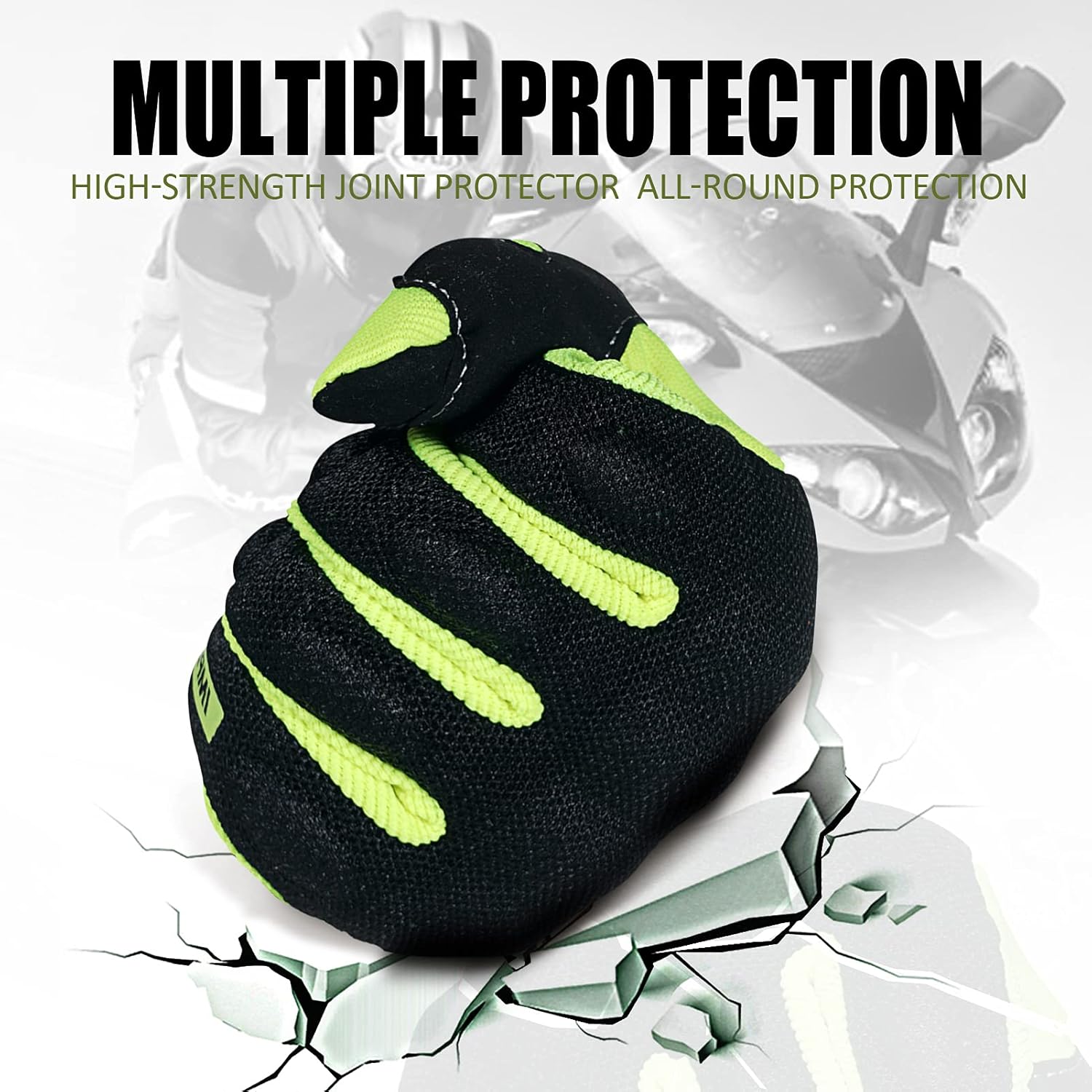 Motorcycle Gloves Full Finger Touchscreen Motorbike Gloves Breathable Camping Climbing Hiking Cycling Riding Gloves for Women Men : Automotive