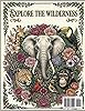 Animals in Flowers Coloring Book for Adults: Beautiful and Relaxing Floral Animal Designs for Stress Relief – 103 Pages of Elegant Nature-Inspired Coloring #1