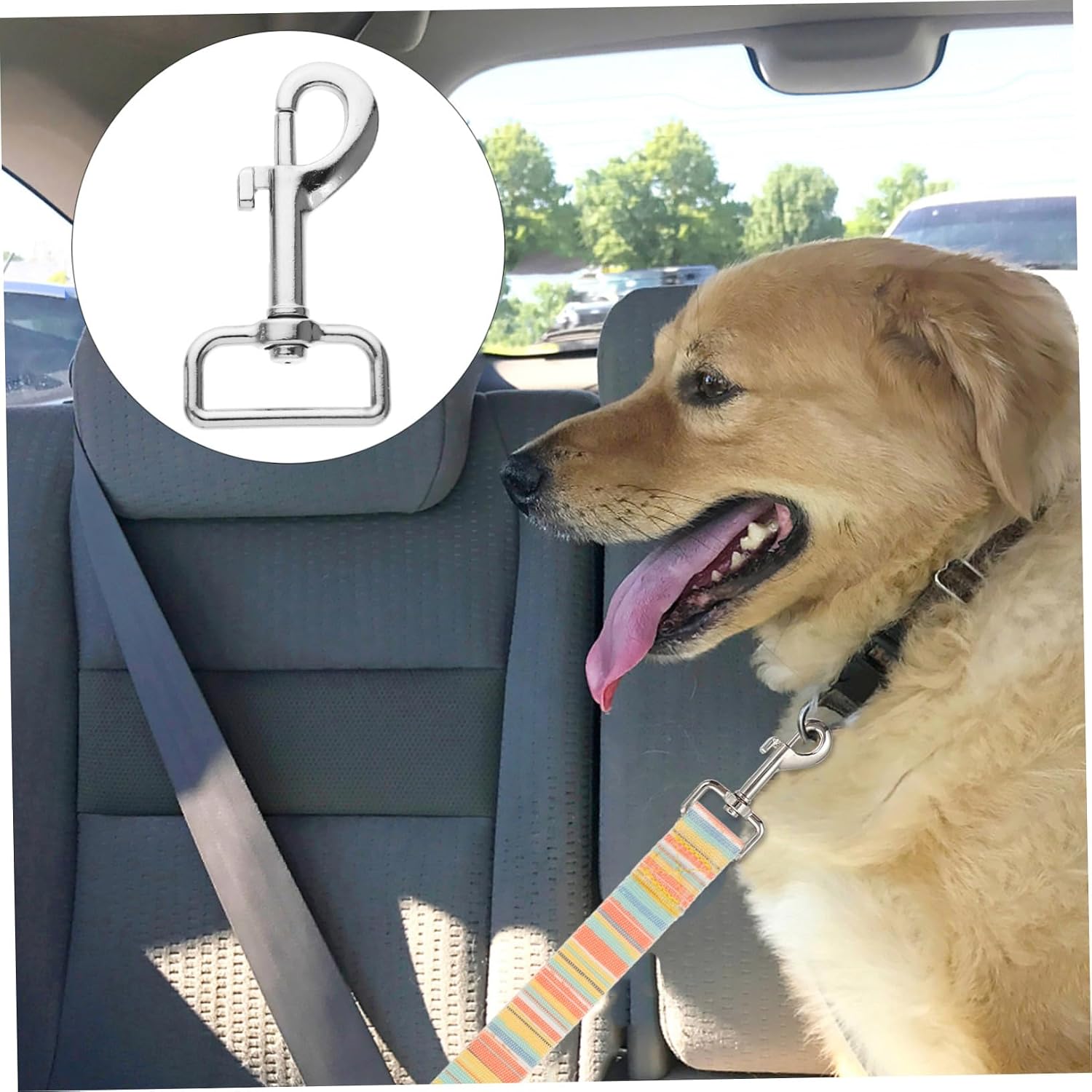 10pcs High Strength Dog Leash Clips Snap Hooks for Pet Collar Leash Rope Chain