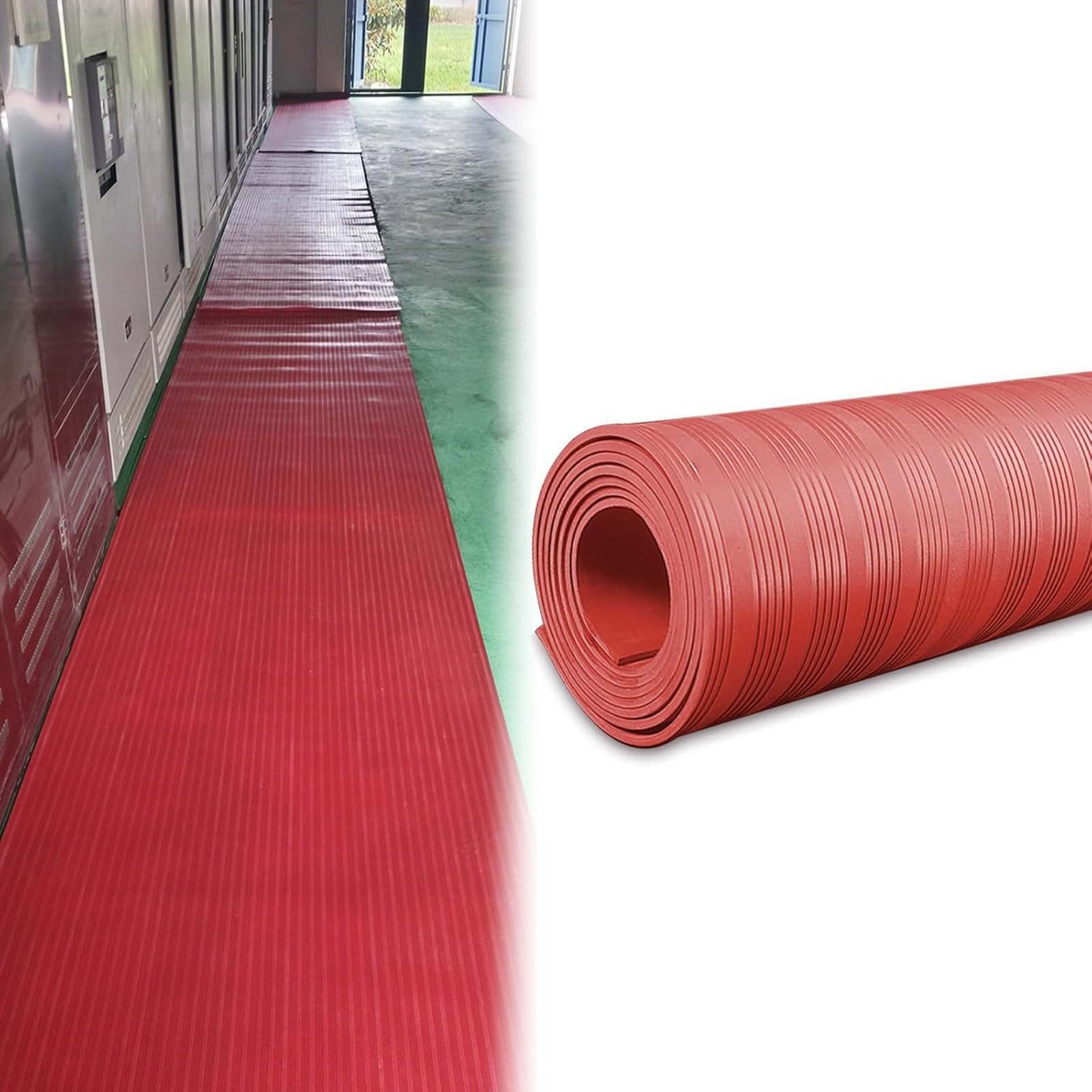 Tapis isolant électrique haute tension anti-électrocution pour sol