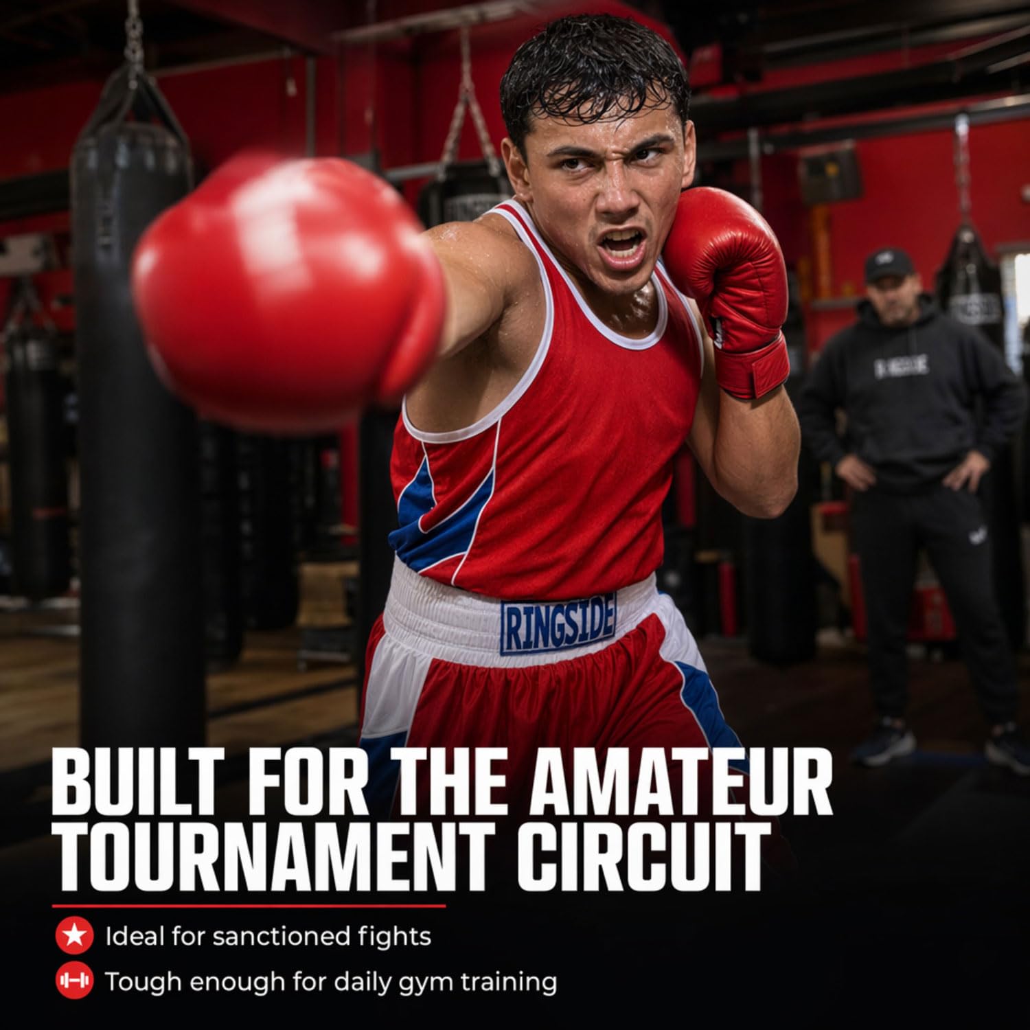 Ringside Reversible Boxing Competition Outfit Traje de competición de boxeo Unisex adulto (Pack de 2)