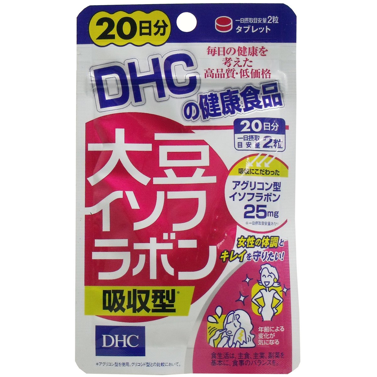 Amazon | 【まとめ買い】DHC 大豆イソフラボン 吸収型 20日分 40粒×2 