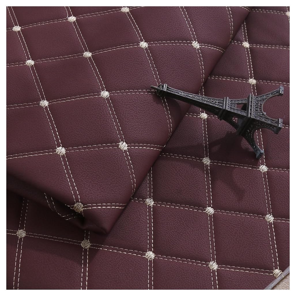 Simili cuir bordeaux pour rénover vos fauteuils et créer des sacs DIY