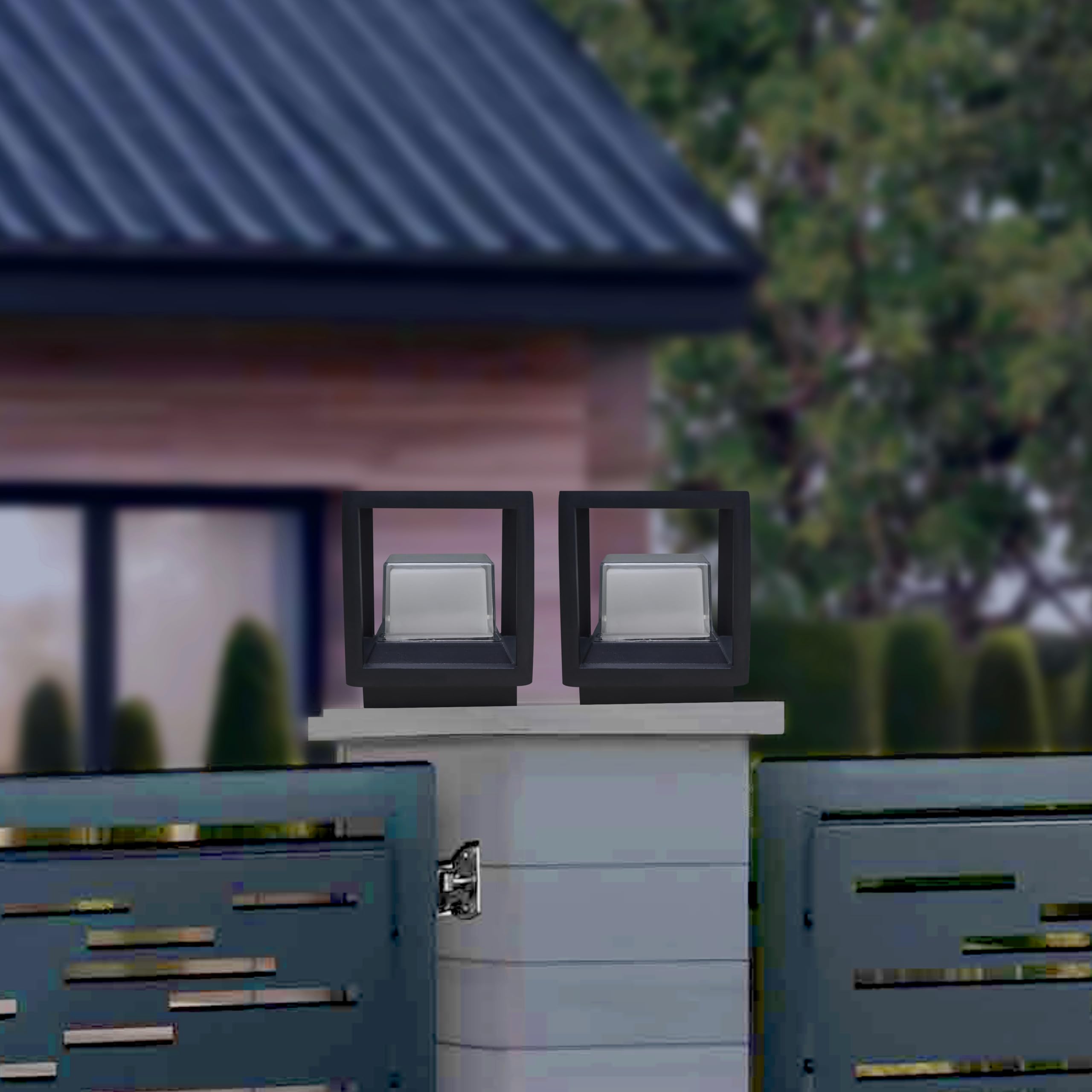Forus Gate Lamp - Unbreakable Outdoor Post Light -22 Forus Gate Lamp - Unbreakable Outdoor Post Light -22