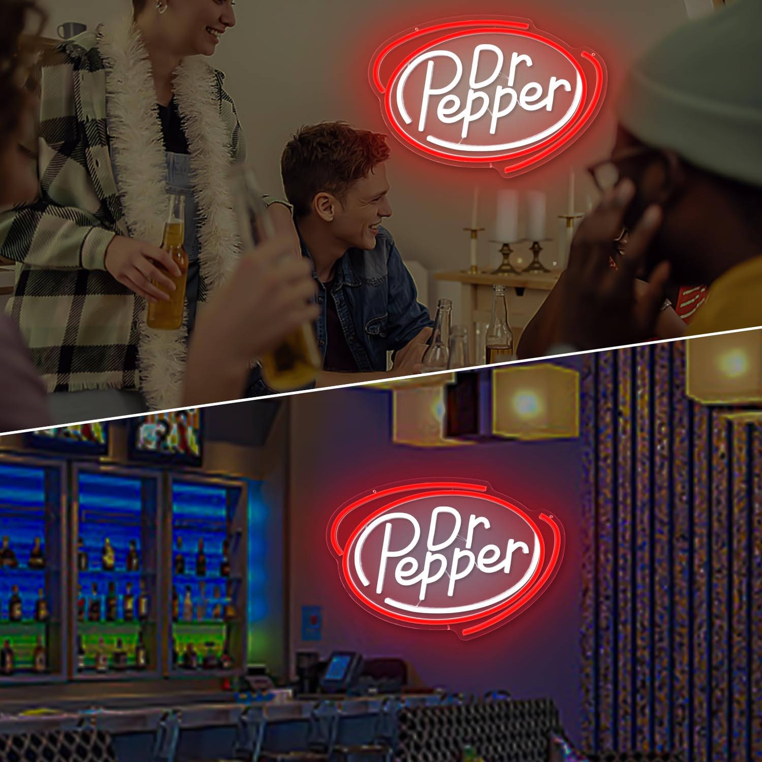 Pepper Neon Sign Dimmable Led Pepper Light for Wall Decor, Soda Decor Neon Signs for Business Man Cave, Bar, Shop, Bedroom, Pepper Gifts for Christmas, Birthday