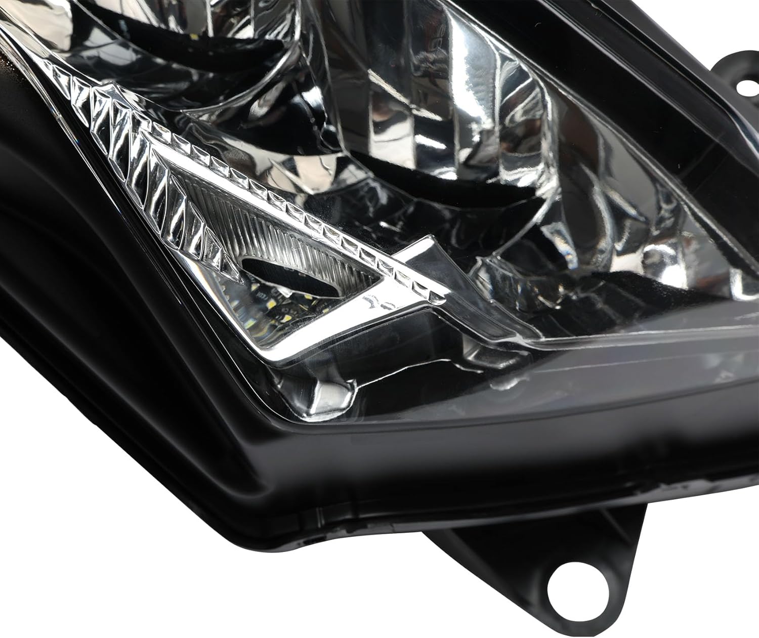 TCT-MOTORPARTS Black Front Headlight Headlamp Assembly Fit For Kawasaki Ninja 400 2018-2024 NINJA ZX-6R ZX636 2019-2023 ZX-25R SE 2020-2025