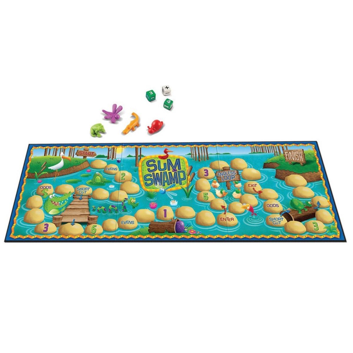 Learning Resources - Sum Swamp - Additions And Subtraction Game