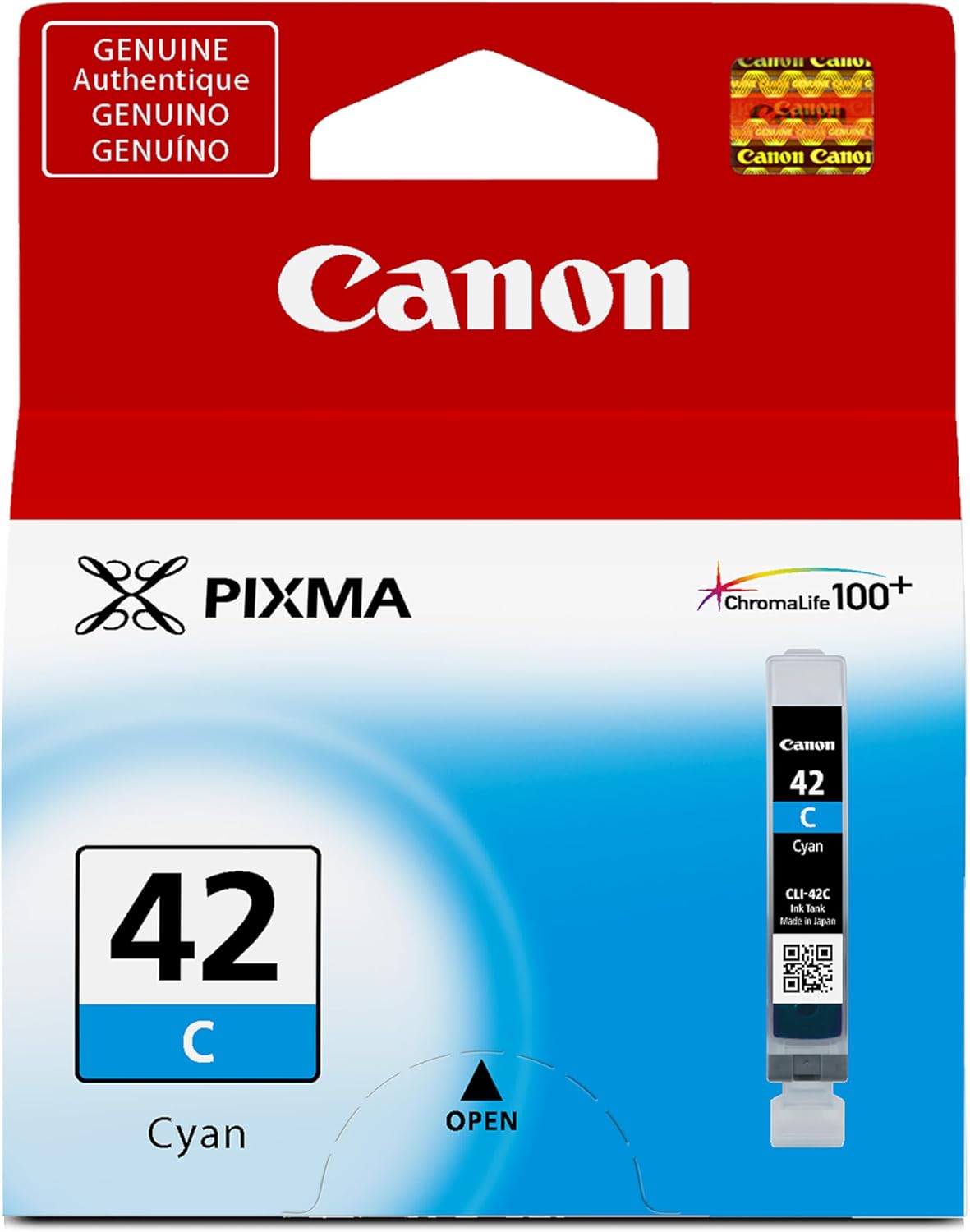 Canon CLI-42 C Cyan Ink Tank Compatible to PIXMA PRO-100 (Pack of 3)