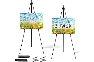 63" Portable Painting Easel for Display Heavy Duty, Wedding Sign and Canvas
