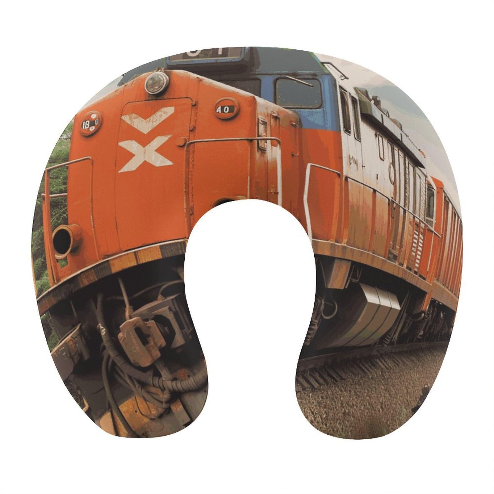 FekiLoot Train Travel Pillow,U Shaped Office Napping Pillow Support Neck and Head Comfortable Travel Neck Pillow U Shape Sleeping Essentials for Long Haul Flights