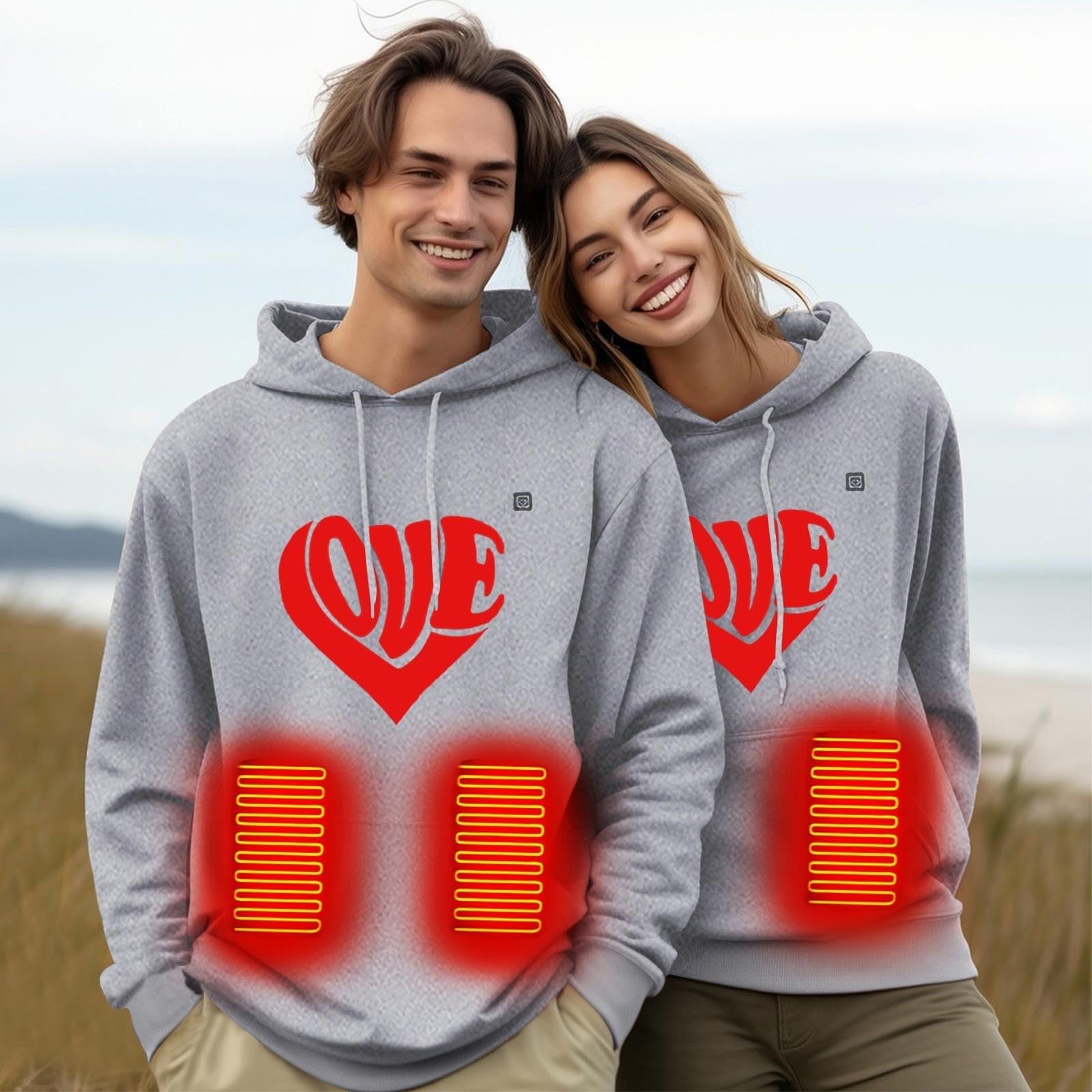 Hommes Femmes Hiver Veste Chauffant USB Gilet Pour Et Manteau Chaud Homme Doudoune Femme Chauffante Ave Zones De Chauffage Vetement Moto Chasse Randonnée Extérieur