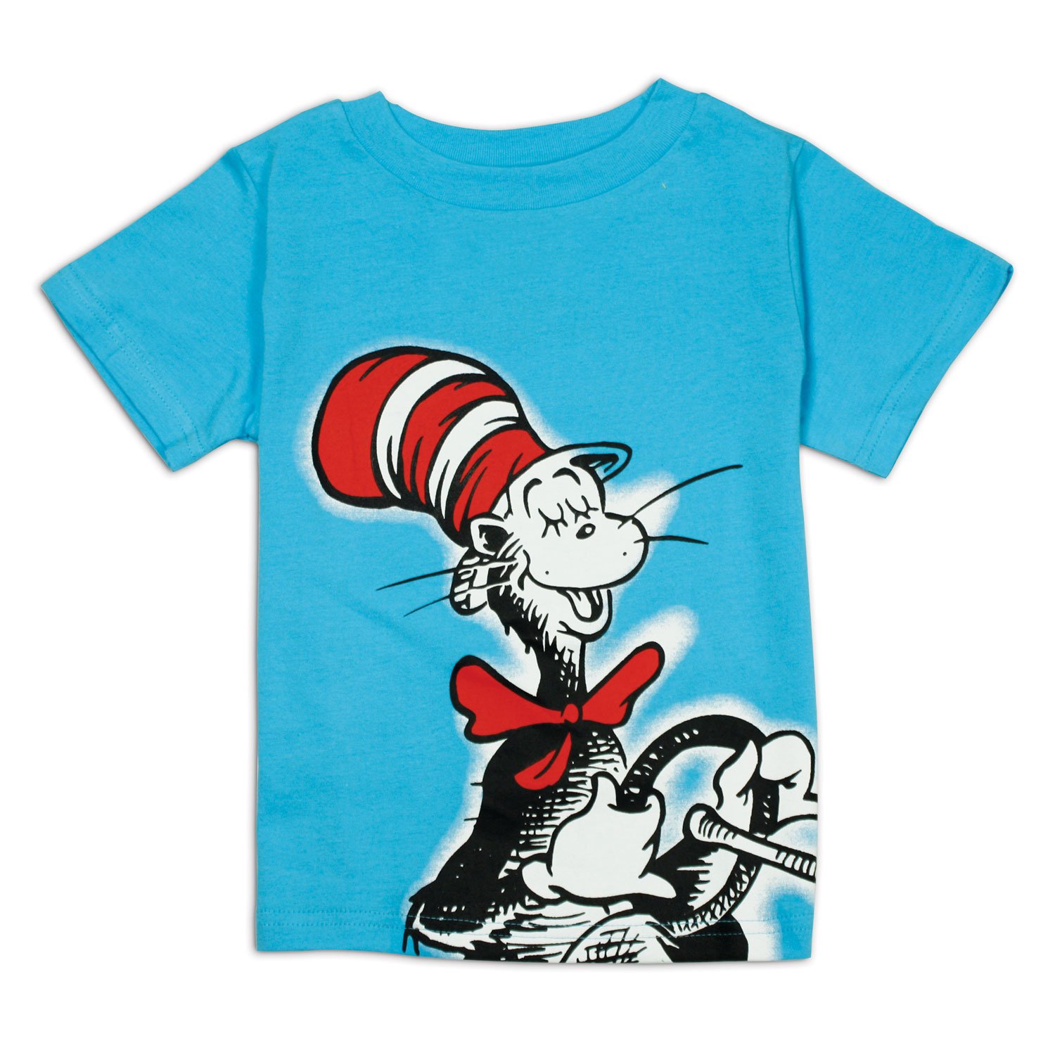 Bumkins Dr. Seuss Short Sleeve Toddler Tee, Blue Cat in Hat, 24 Months