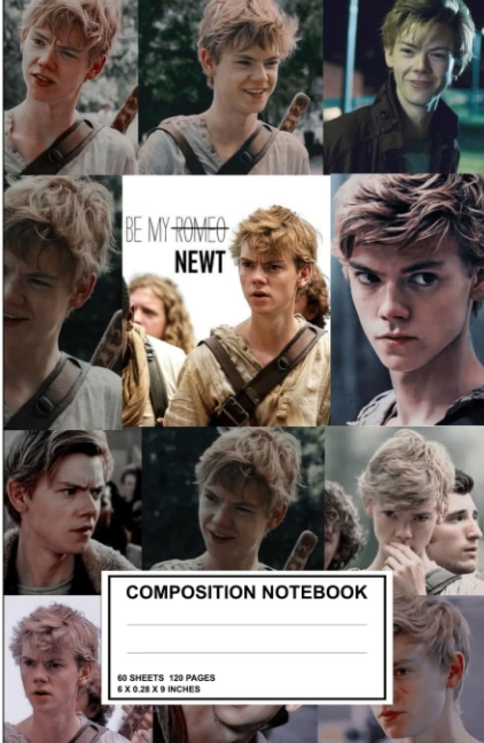 Independently published Newt Maze Runner Notebook: Composition Notebook - College Ruled 120 Pages - Large 6 x 9