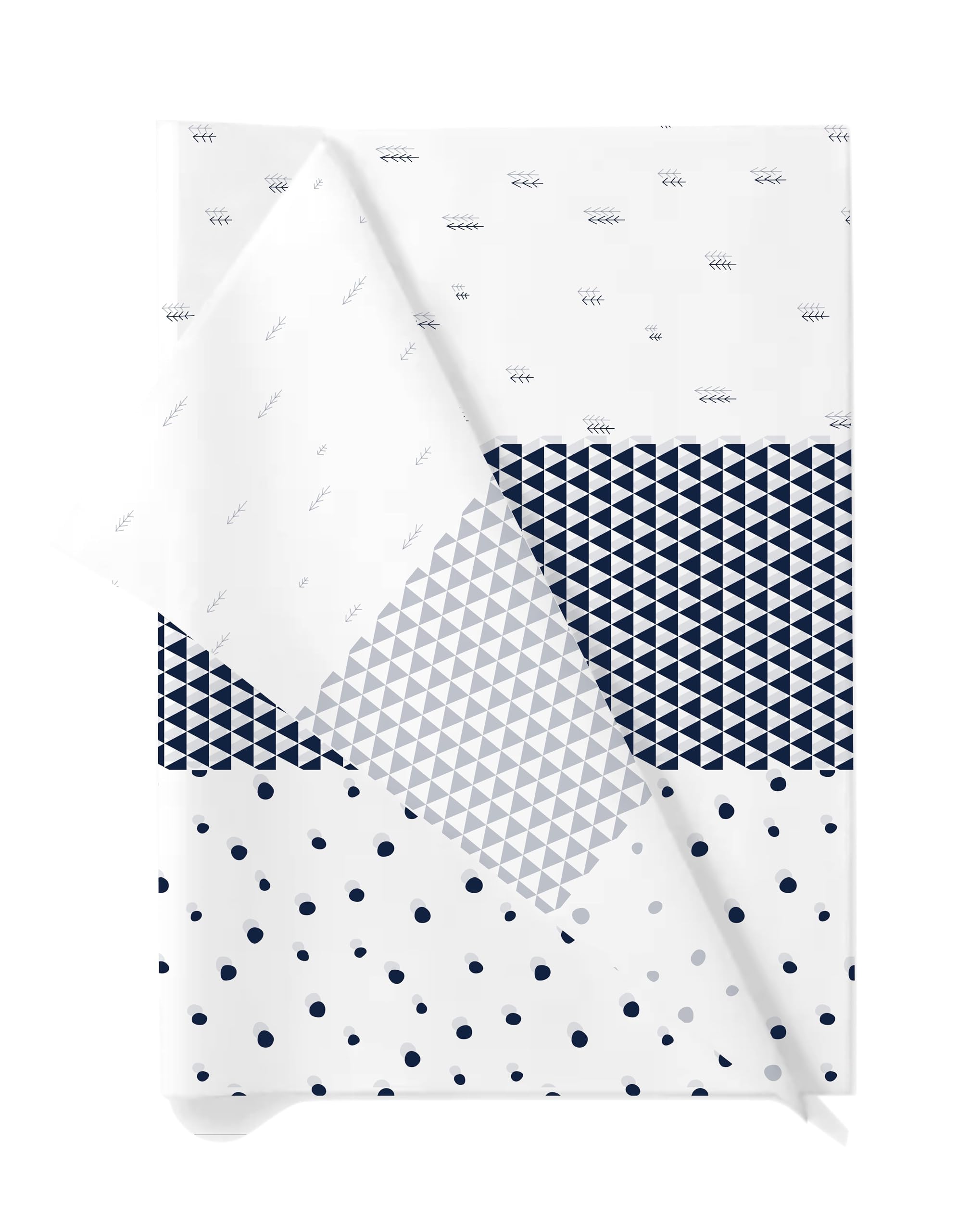 TOWNBUS - Pack of 50 Sheets Minimalist Printed Tissue Paper | 14 x 19 Inch | 18 GSM Gift Wrapping Paper | Acid-Free, Recyclable Decorative Paper for Gift Packing, Bag Filling & DIY Crafts