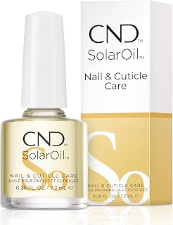 CND SolarOil Cuticle Oil: Jojoba, Vitamin E, Rice Bran & Sweet Almond Blend for Soft Cuticles & Strong Nails