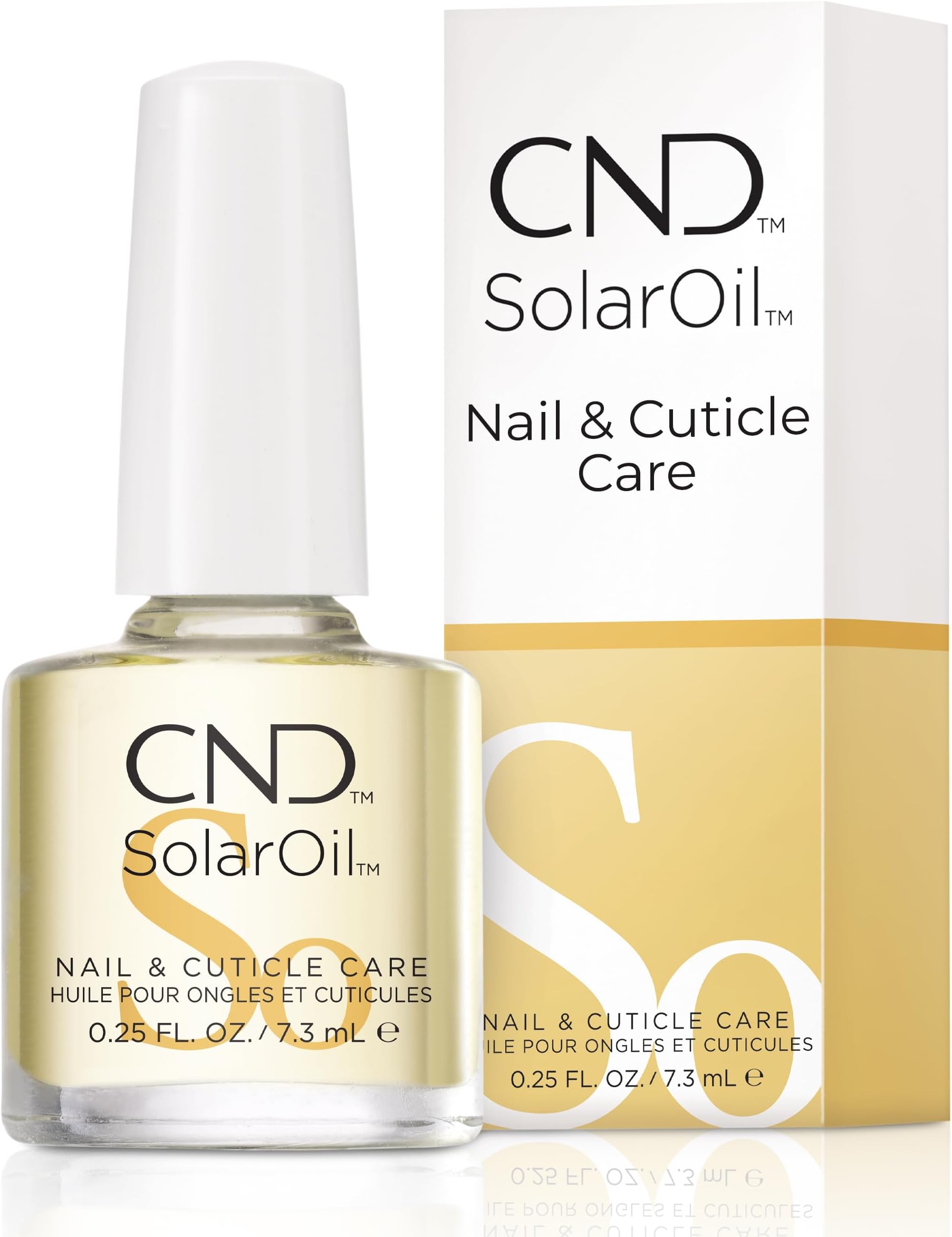 SolarOil Cuticle Oil, Natural Blend Of Jojoba, Vitamin E, Rice Bran and Sweet Almond Oils, Moisturizes and Conditions Skin, 0.25 fl oz