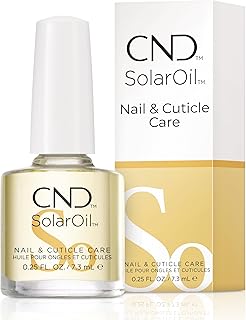CND SolarOil Cuticle Oil, Blend Of Jojoba, Vitamin E, Rice Bran & Sweet Almond Oils, Moisturizes & Conditions