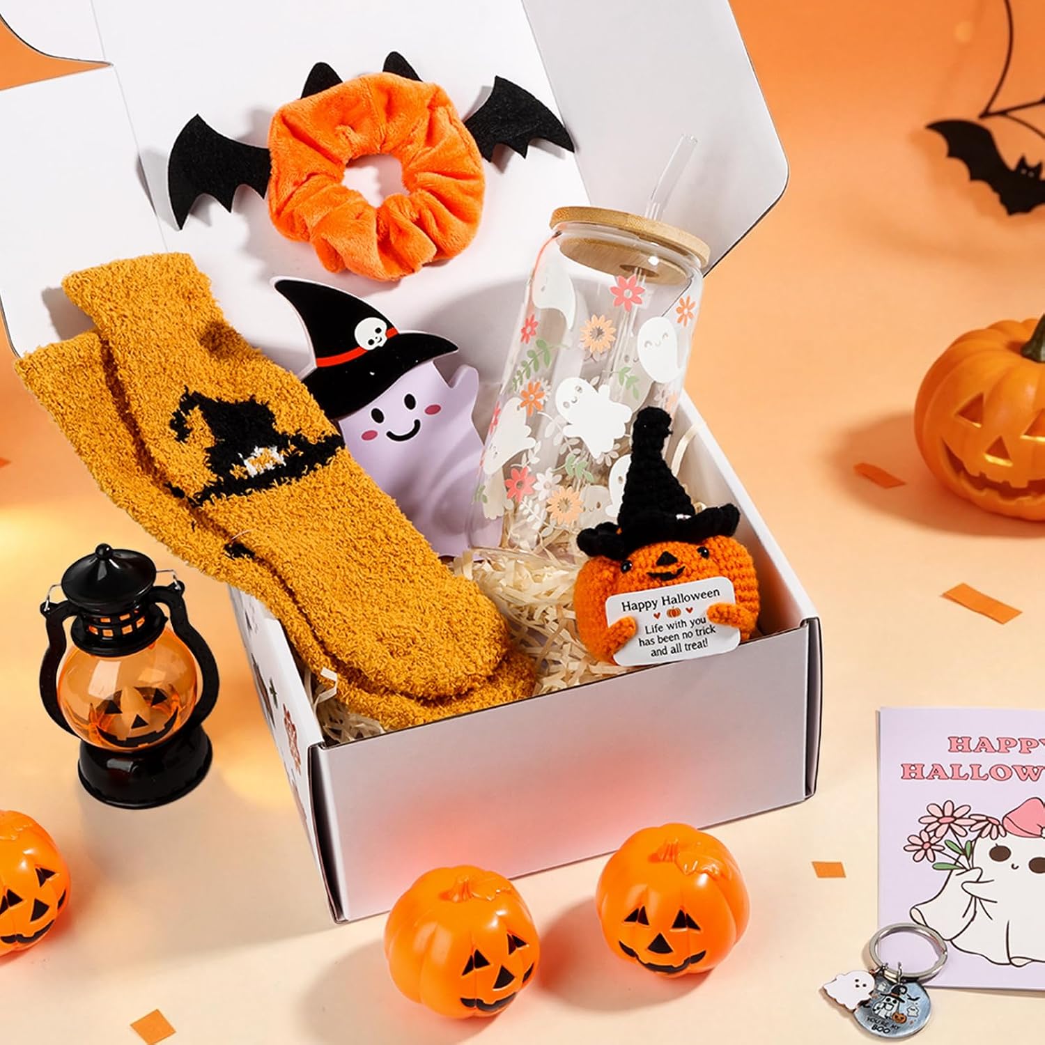 Boo Basket Stuffers for Women, Halloween Boo Basket