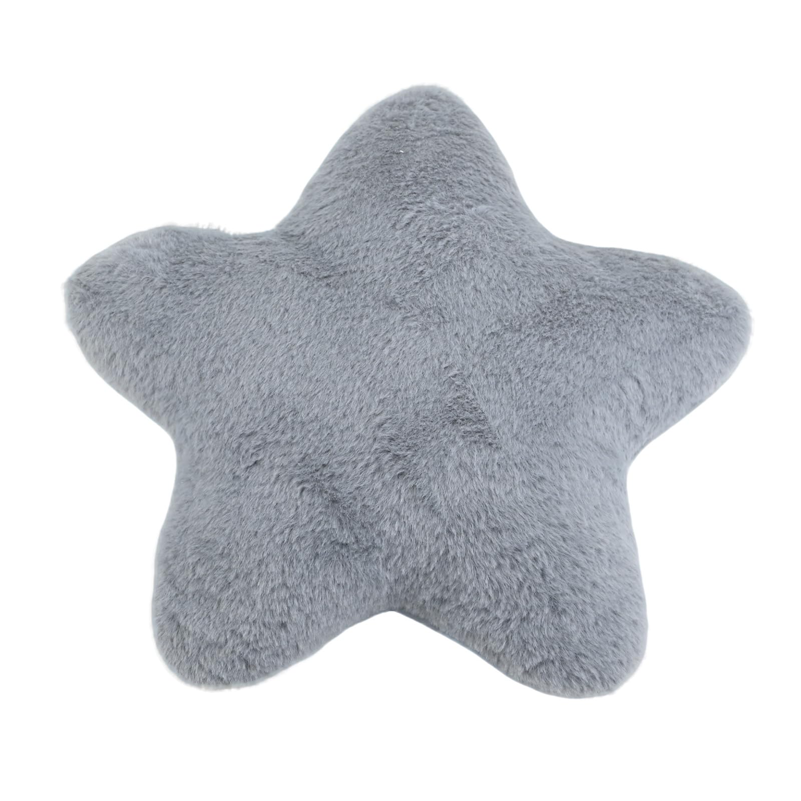 Cute Pillow Cushion Decorative Nursery Stuffed Throw Pillows 30cm Soft Plush Star Pillow Cushion for Kids Boys Girls Adults Car Home Chair Floor Bed Gift Reading Nook TV (Grey) — image 1