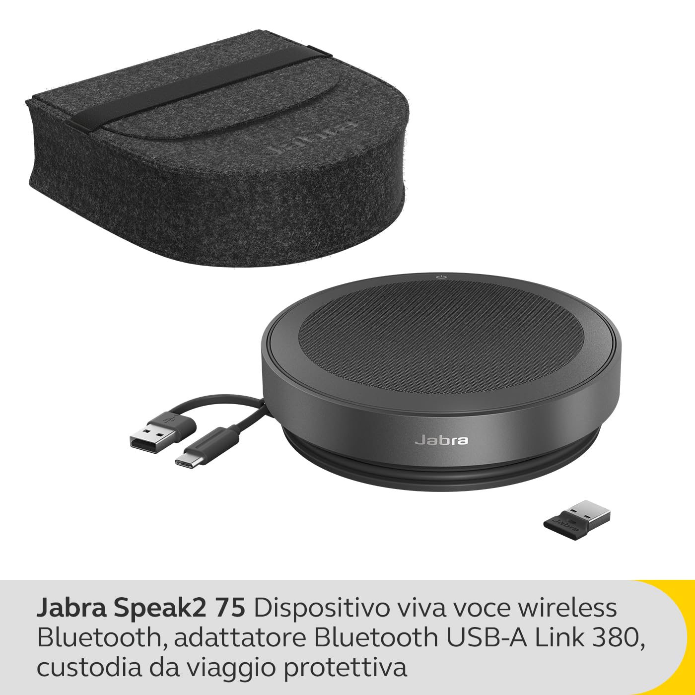 Amazon.co.jp: Jabra Speak2 75 Link 380a スピーカーフォン USB-A