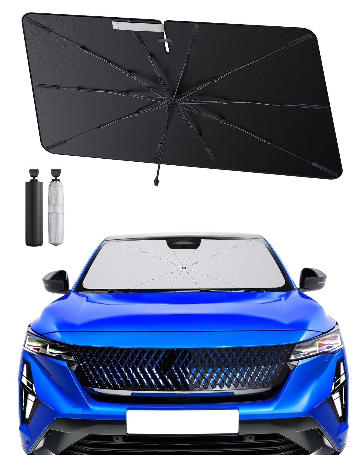 PARASOL DE FENÊTRE De Voiture Parasol Pare-brise Pliable Parapluie Rideaux Pare-soleil EUR 22,45