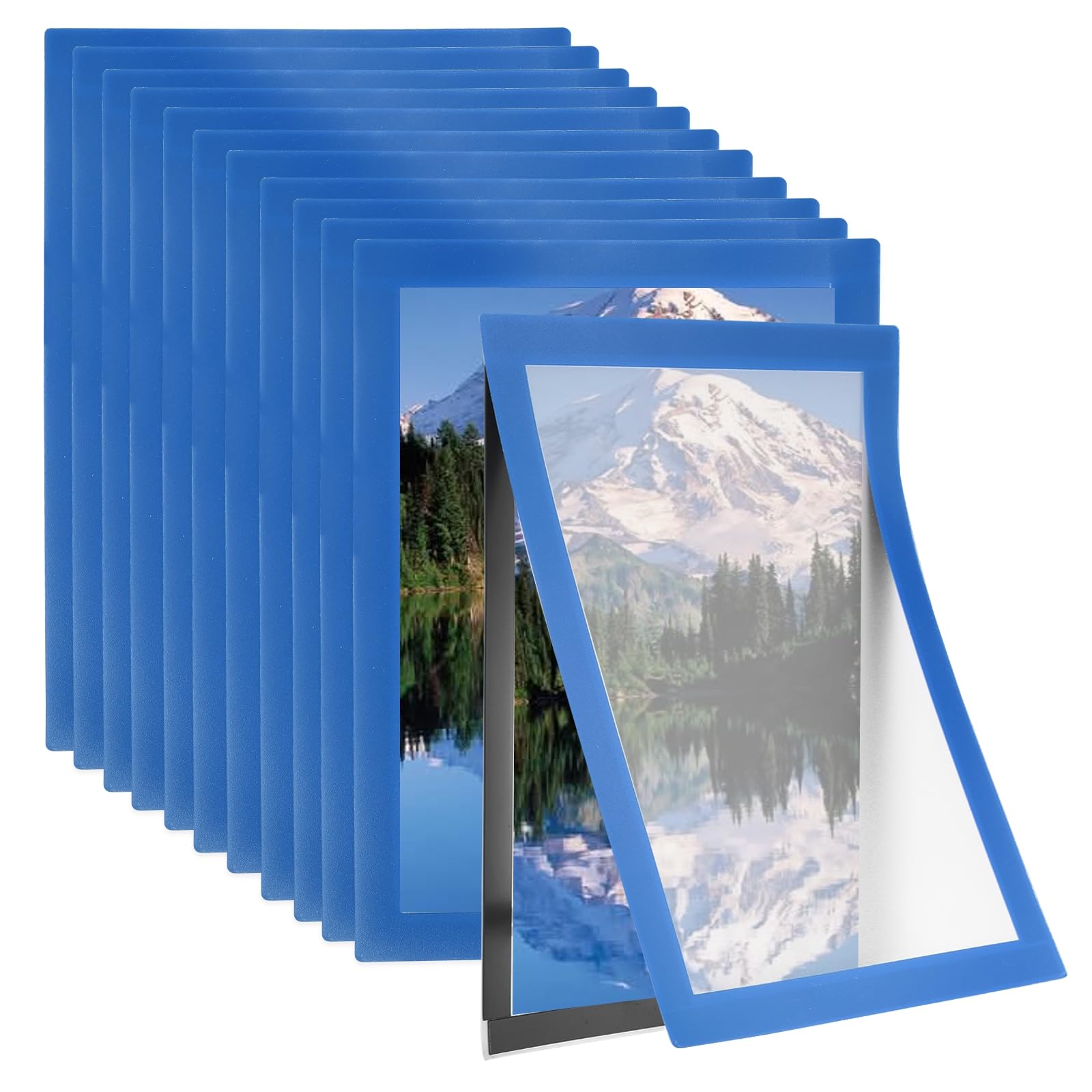 Bordure magnétique bleu ciel PATIKIL pour valoriser vos affichages de bureau