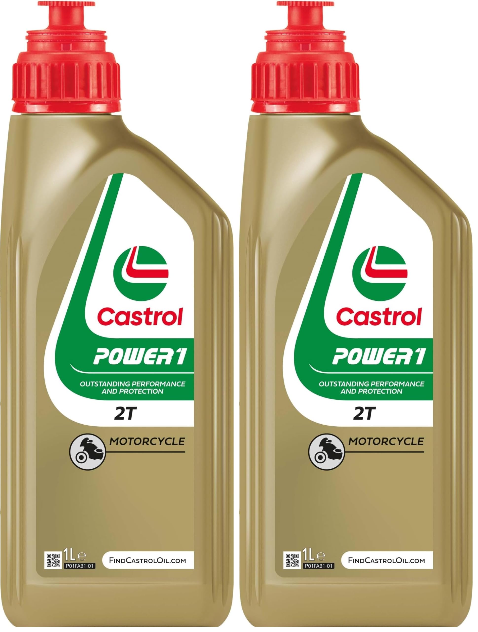 Castrol POWER1 2T, 1 Liter (Packung mit 2)