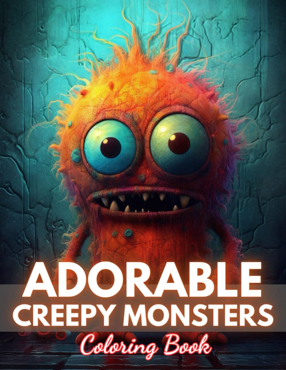 Adorable Creepy Monsters Coloring Book: 100+ New Designs for All Ages