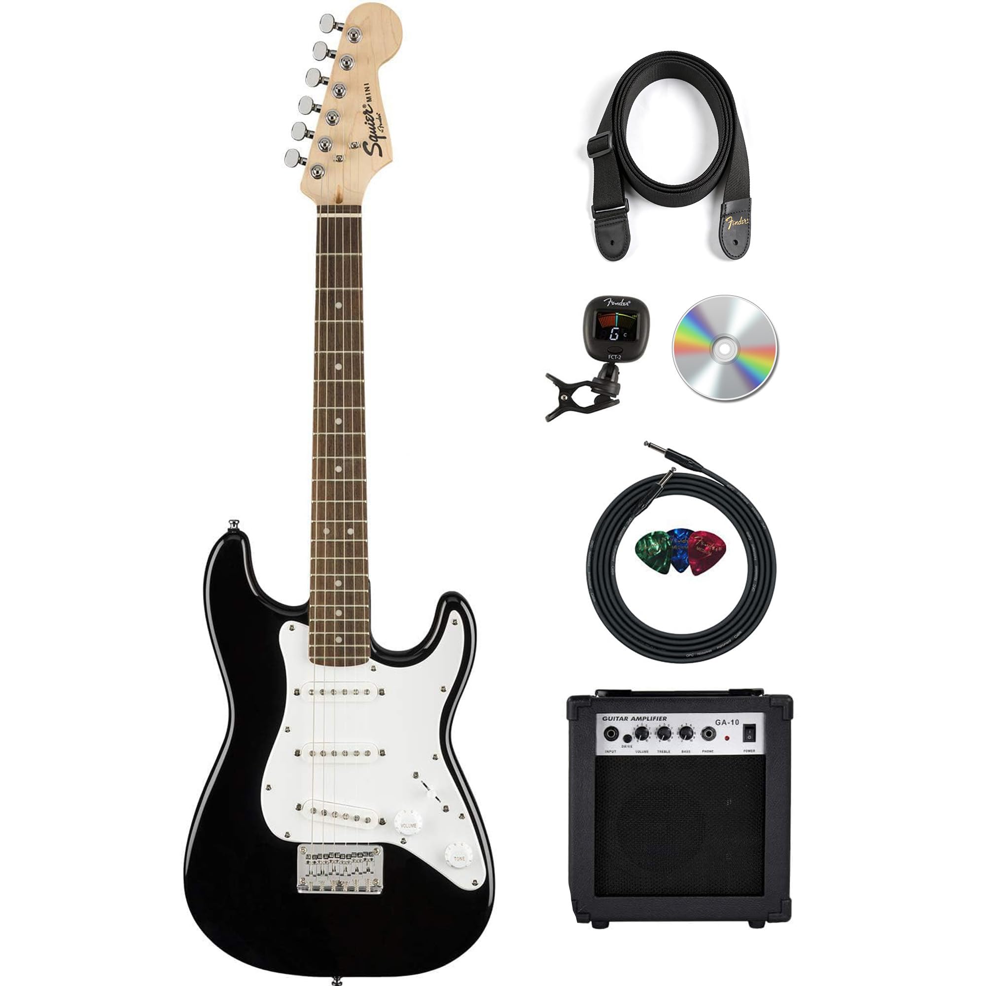 Squier by Fender mini Stratocaster スクワイヤー ミニ フェンダー ミニエレキギター　キッズギター Squier by Fender Mini Stratocaster 小学生 1年生から弾ける！キッズ