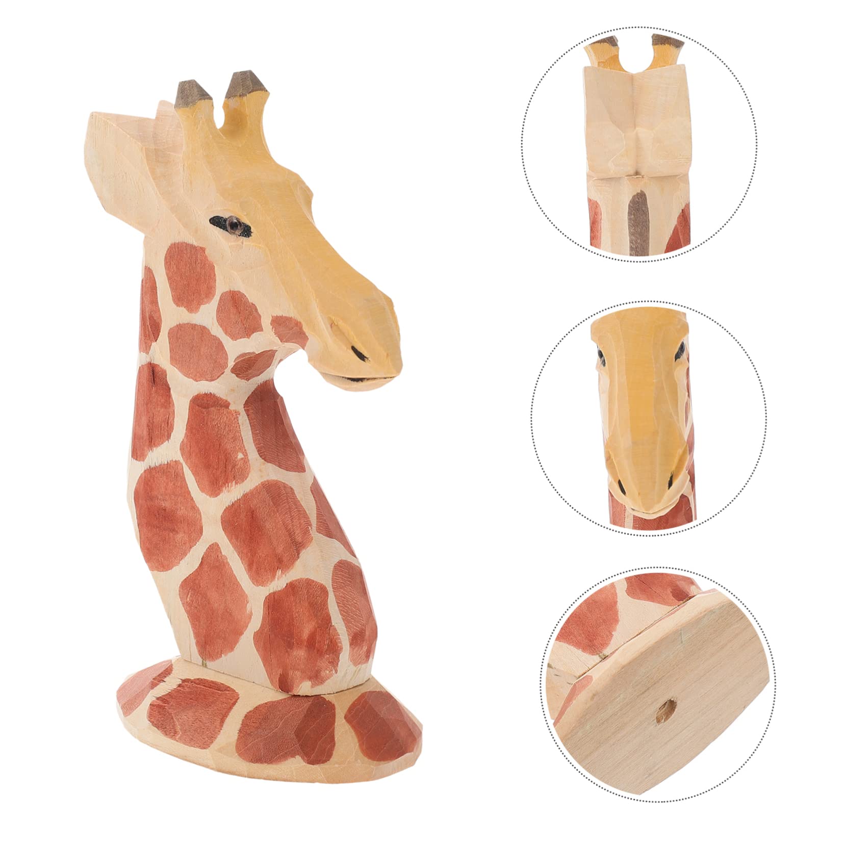 OUNONA Giraffe Shaped Glasses Holder Rack Chic Desk Ornament Display Stand for Eyewear Multifunctional Tabletop Gadget for Sunglasses Jewelry and Items Storage