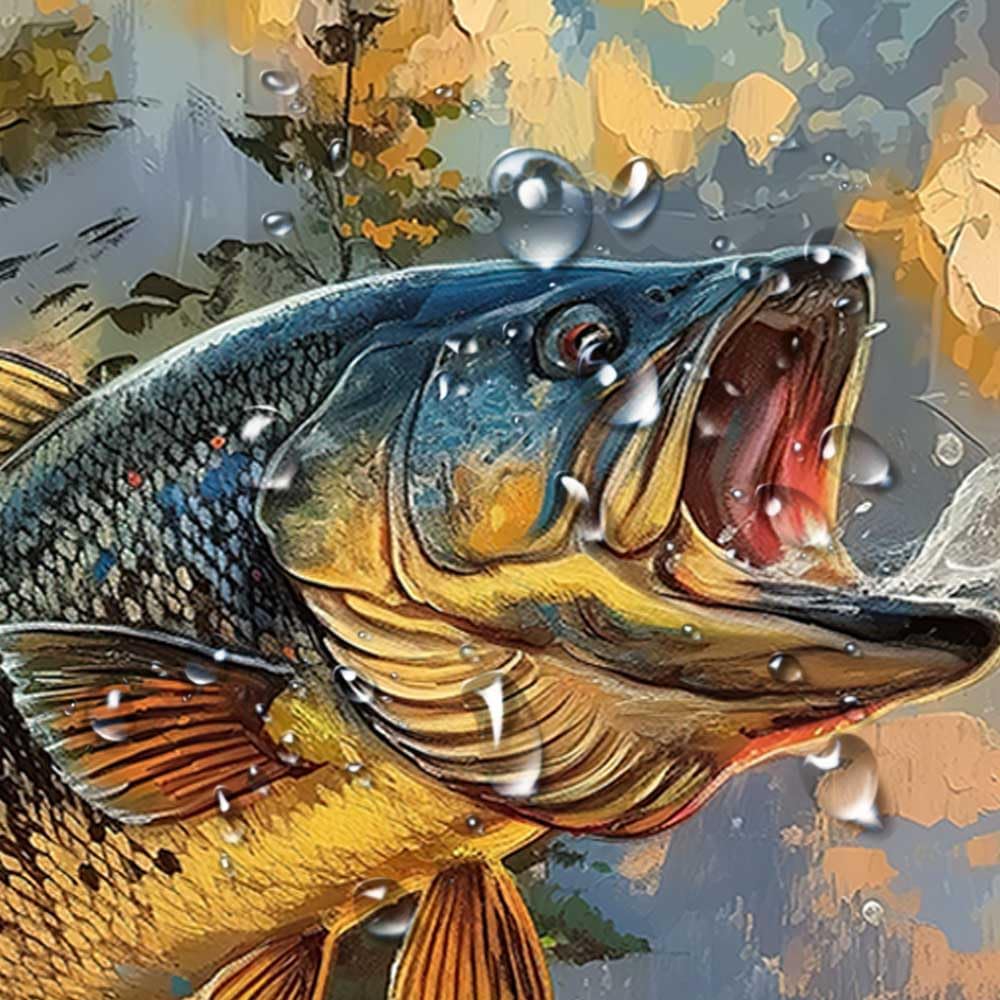 Rustic Cabin Shower Curtain, Country Lodge Bass Fish Lake Fishing Shower Curtain Set, Funny RV Farmhouse Hunting Camp Forest Nature Art Fisherman Shower curtain for Bathroom with 12PCS Hooks,70X84IN
