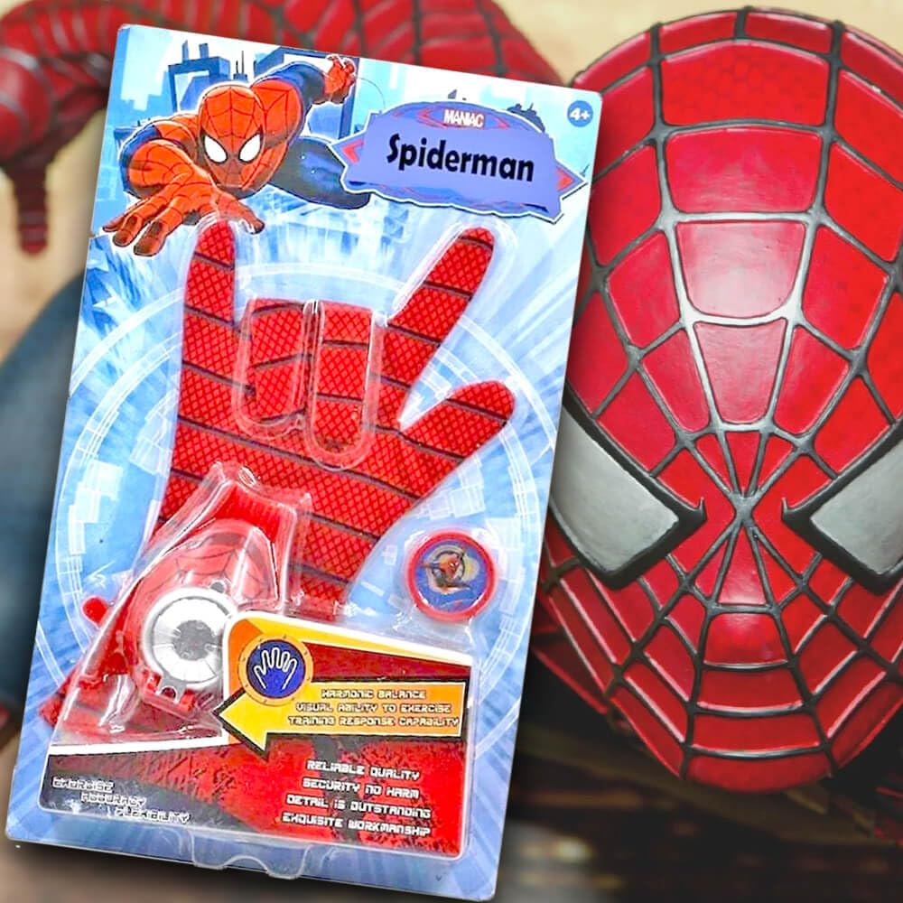 Uneeke Shape Spiderman Disc Shooter Watch Gadget for Kids Play Game, Super Hero Toy Set with Gloves, Real Cosplay Launcher Gun for Boys (B0D9FW6X8P) Amazon Price History, Amazon Price Tracker